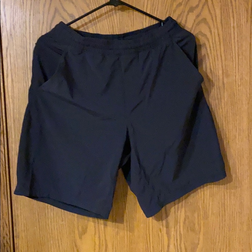 Lululemon Black Swim Trunks with Liner Size Medium